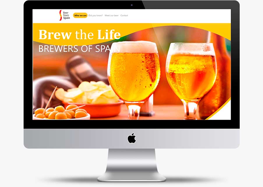 imagen de portada de desarrollo web a medida para cerveceros de españa